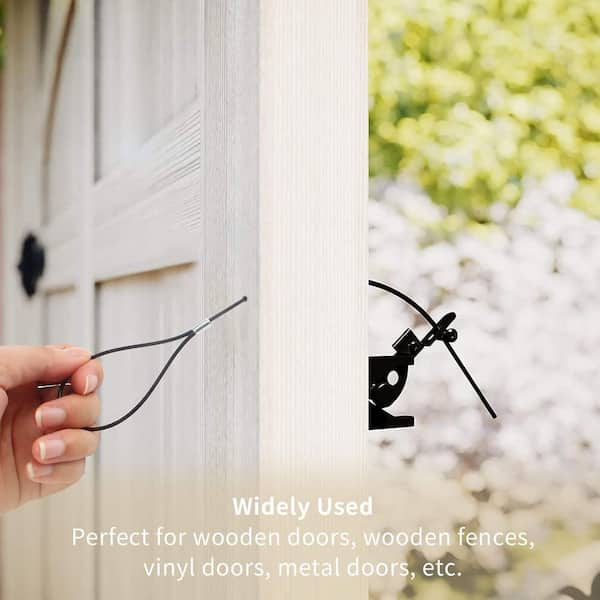 14" Gate Spring Self Closing Heavy Duty Outdoor Door Spring Automatic Fence Gate Closure Hardware Spring Loaded Gate Latch With Adjustable Tool For Wooden And Vinyl Fence Black 1 Pack - View #12