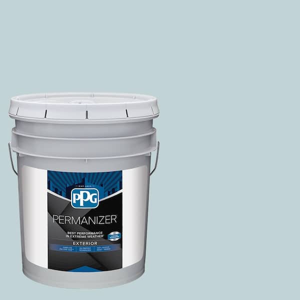 5 gal. PPG1149-3 Scandinavian Sky Flat Exterior Paint