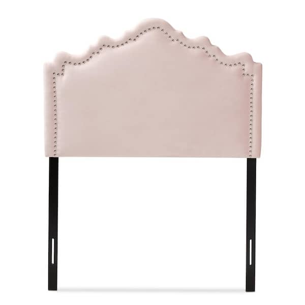 Baxton Studio Nadeen Light Pink Twin Headboard