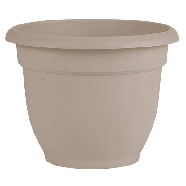 Bloem Ariana Self Watering Resin Planter 12 In. Pebble Stone Beige AP1283