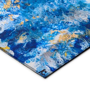 Copeland Pacifica 2 ft. 3 in. x 7 ft. 6 in. Abstract Runner Rug