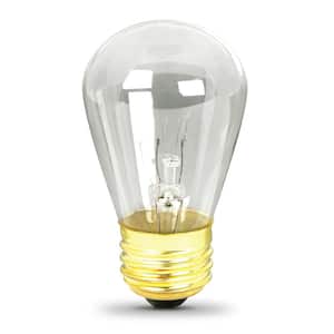 11-Watt S14 Dimmable E26 Base Incandescent String Light Soft White (2700K) and Sign Replacement Bulb (1-Bulb)