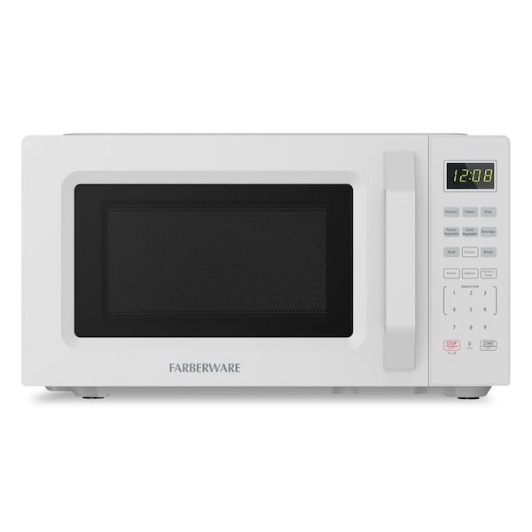 Farberware 700-Watt Compact Countertop Microwave Oven-0.7 cu. ft. White