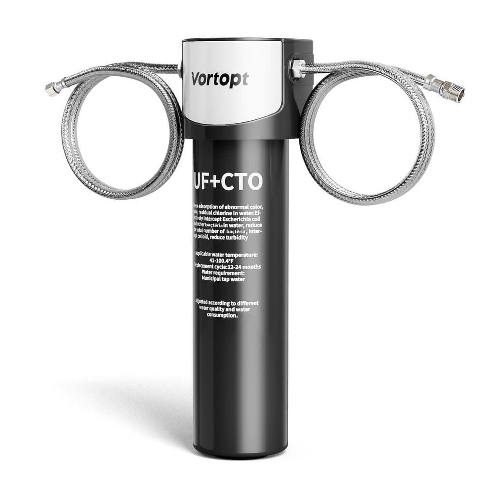 Vortopt 0.01 μm Under Sink Water Filter System, NSF/ANSI 42
