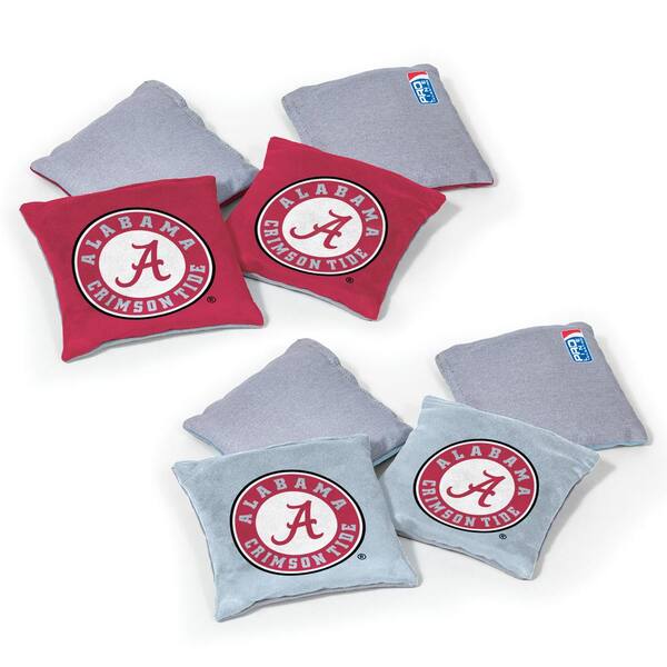 Wild Sports Alabama Crimson Tide 16 oz. Dual-Sided Bean Bags (8-Pack)