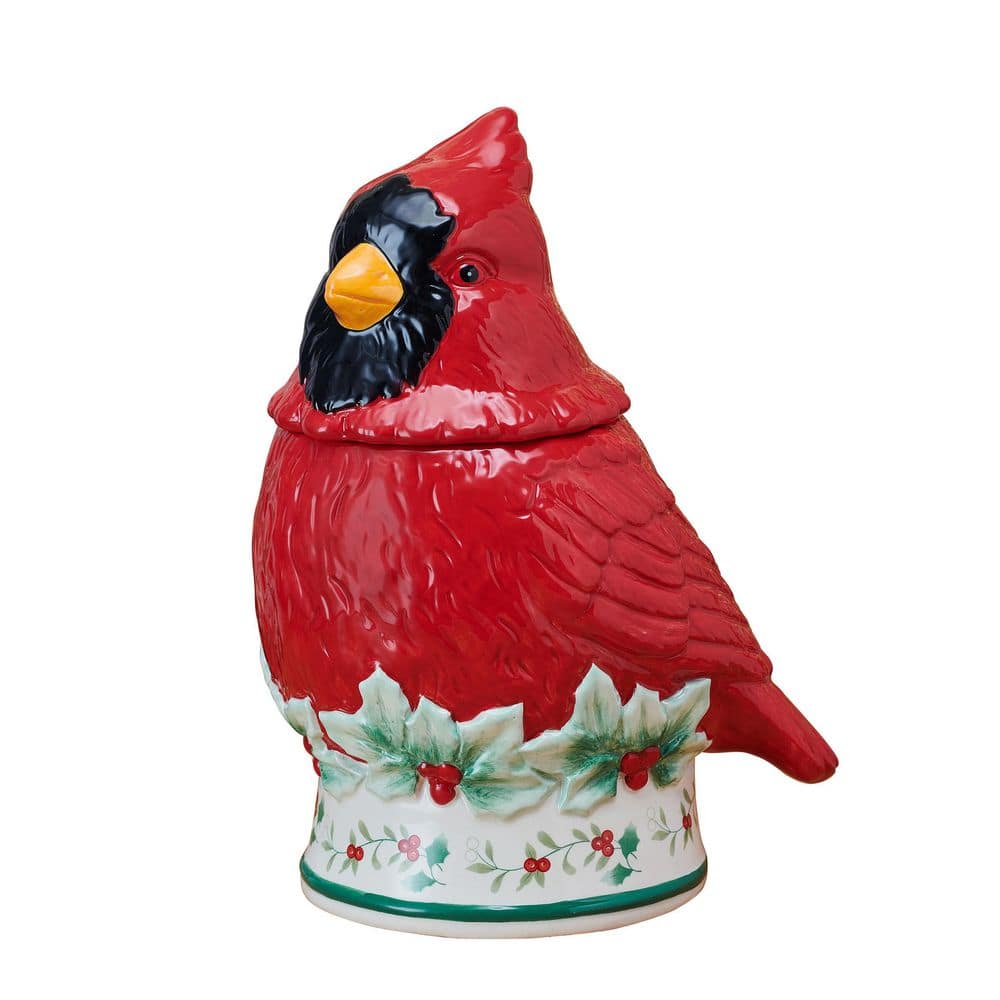Winterberry Cardinal Clay Cookie Jar 10 in. price history on PriceWatchPro