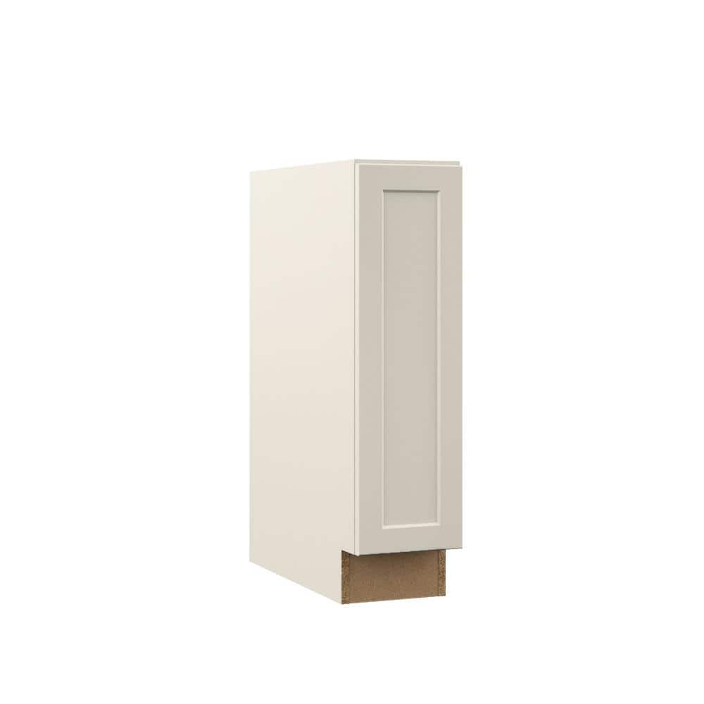 Designer Series Melvern 9 in. W x 24 in. D x 34.5 in. H Assembled Shaker Full Door Height Base Cabinet in Cloud price history on PriceWatchPro