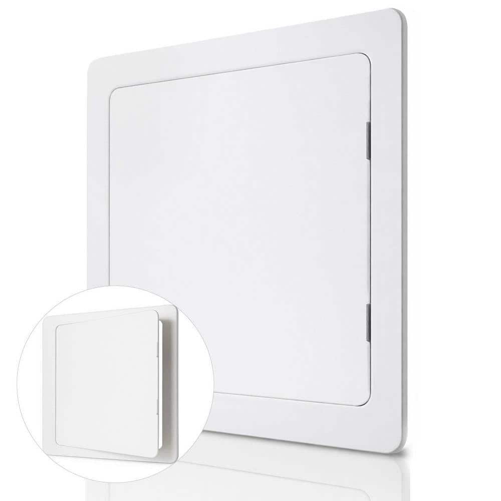 Morvat 12 in. x 12 in. White Plastic Drywall Access Panel MOR-PAP
