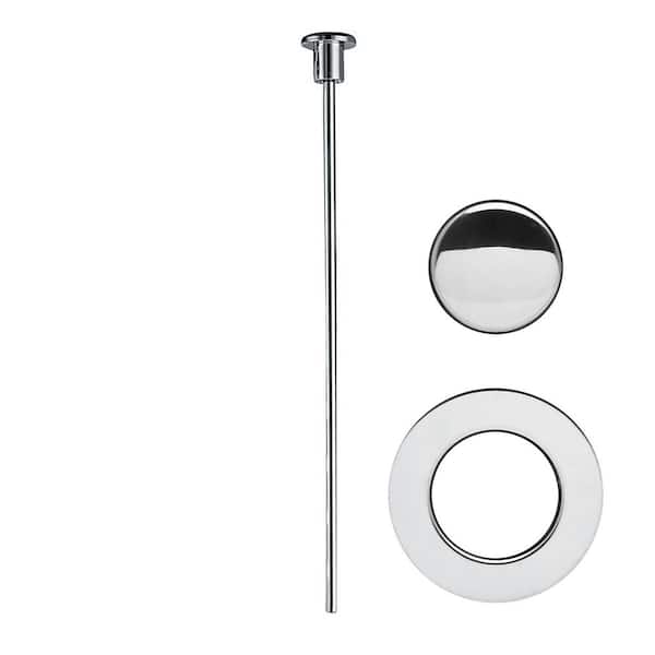 PF WaterWorks Pop-Up Drain Trim Kit Only for Easy Pop-Up Clog Free Flex Pop-Up Sink Strain Drain in Chrome