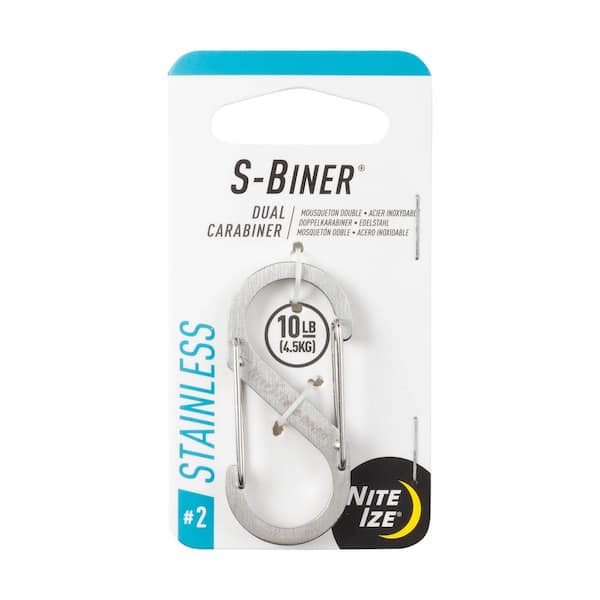 Nite Ize S-Biner Size 2 10 Lb.Capacity Stainless Steel S-Clip Key Ring -  Parker's Building Supply