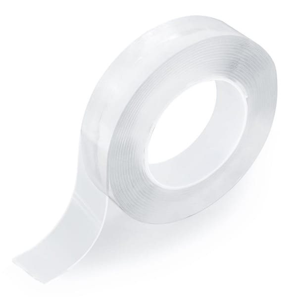 White Nano-Tech Double Sided Tape Heavy Duty, Strong Adhesive Mounting Tape for Wall Decor, Picture Hanging