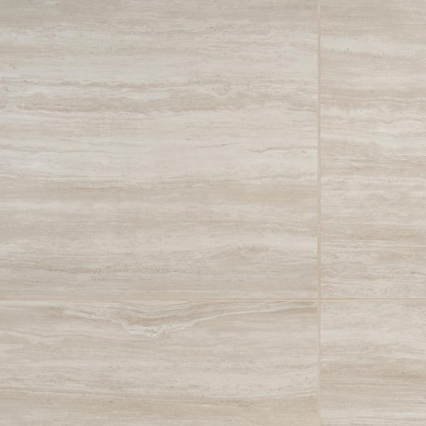 Ivy Hill Tile Atlanta Beige 23.45 in. x 47.07 in. Matte Travertine Look Porcelain Floor and Wall Tile (31 sq. ft./Case)