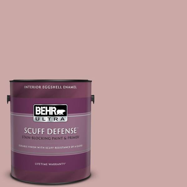 BEHR ULTRA 1 gal. #140E-3 Rose Bisque Extra Durable Eggshell Enamel Interior Paint & Primer