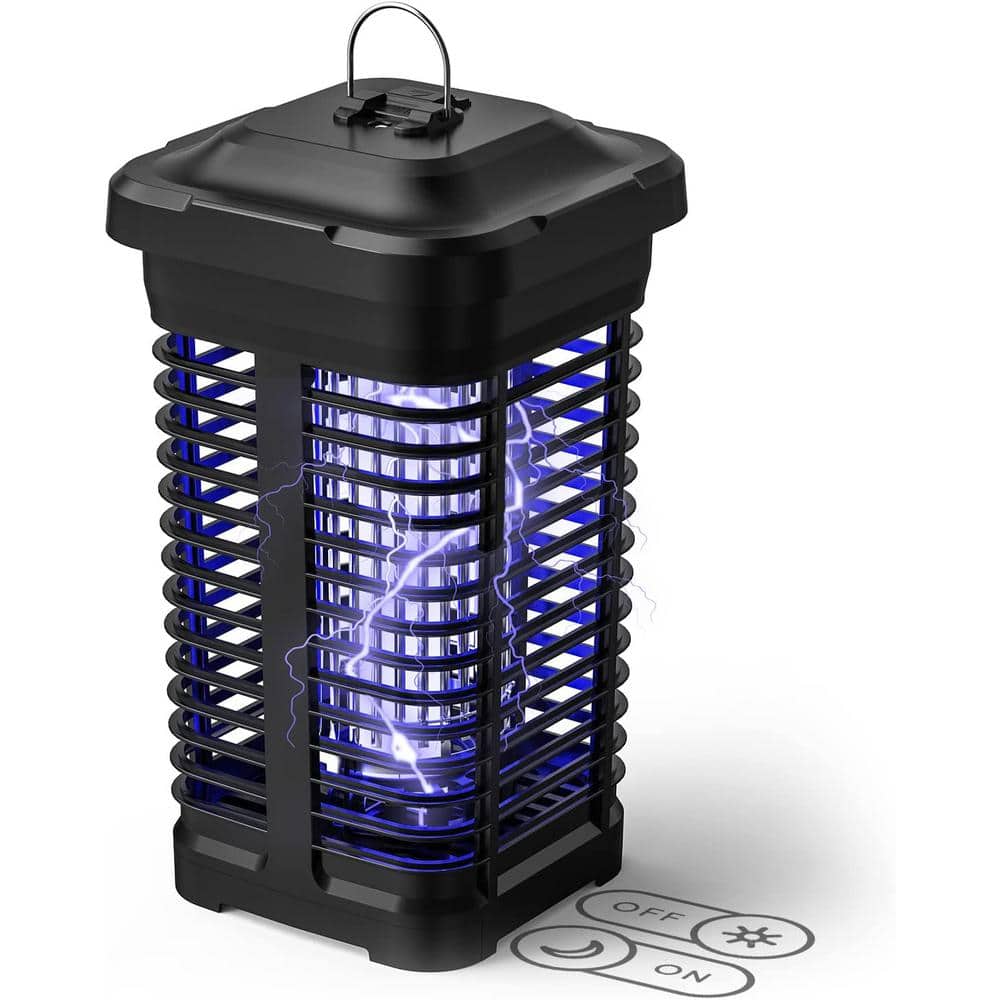 GKKOWN Bug Zapper Outdoor and Indoor, Mosquito Zapper, Fly Zapper, Electric  Rechargeable Cordless Waterproof Mosquito Trap, Mosquito Killer Lamp for