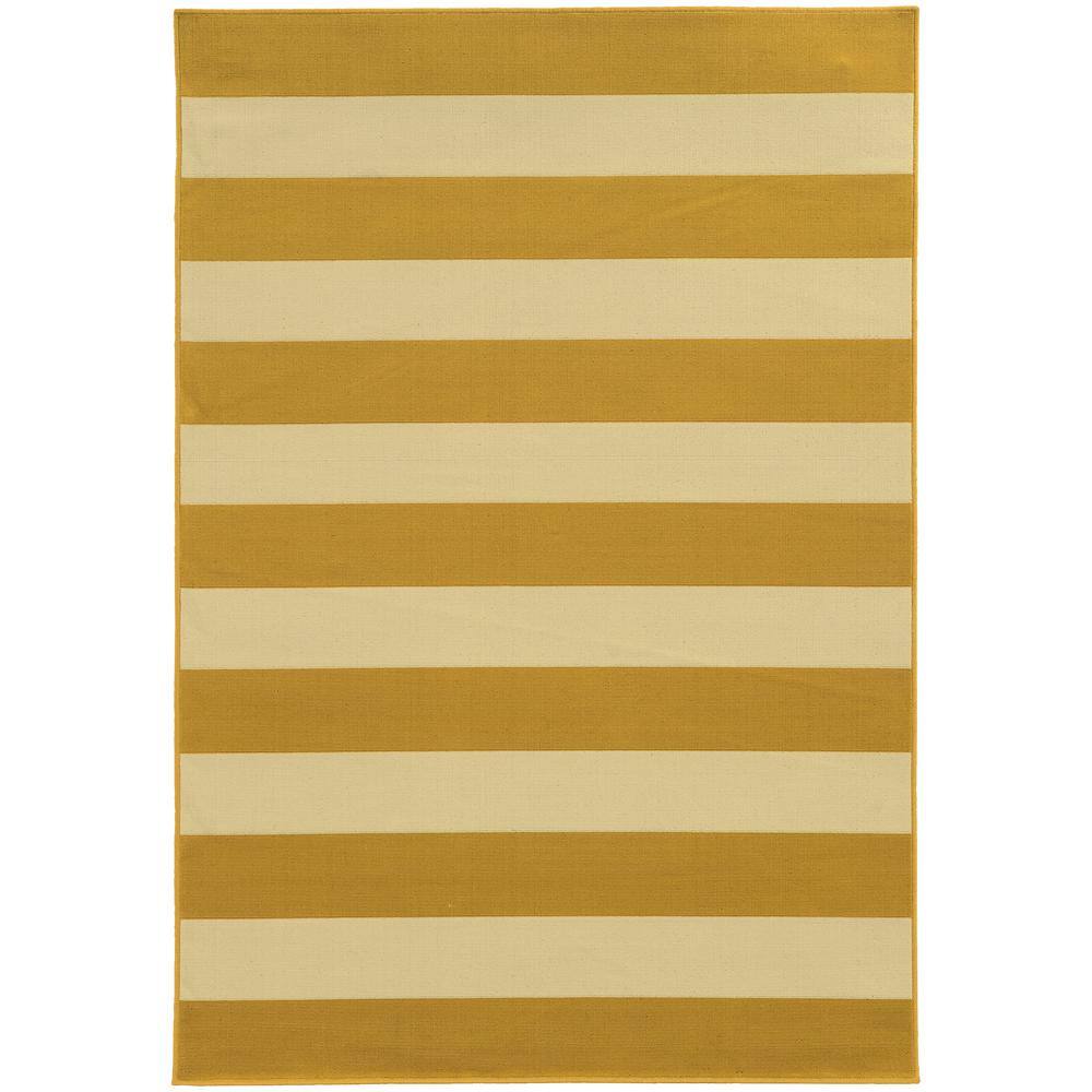 Home Decorators Collection Nantucket Goldenrod 4 ft. x 6 ft. Indoor