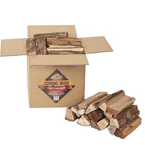 (25-30 lbs. 8 in. Cherry Mini Splits USDA Certified Kiln Dried Pizza Oven Wood, Grilling Wood, Smoking Wood BBQing Wood