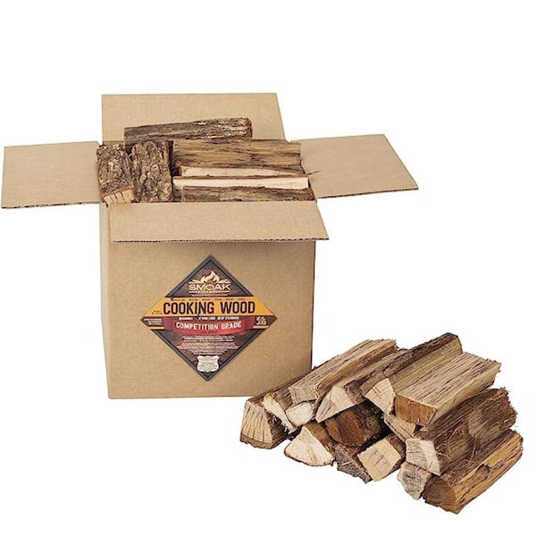 Smoak Firewood (25-30 lbs. 8 in. Cherry Mini Splits USDA Certified Kiln Dried Pizza Oven Wood, Grilling Wood, Smoking Wood BBQing Wood