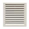 Duraflo 626043-00 Square Gable Vent, White, 12-1/2 In X 12-1