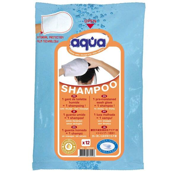 AQUA Hygenic No-Rinse Shampoo Glove (12-Count)
