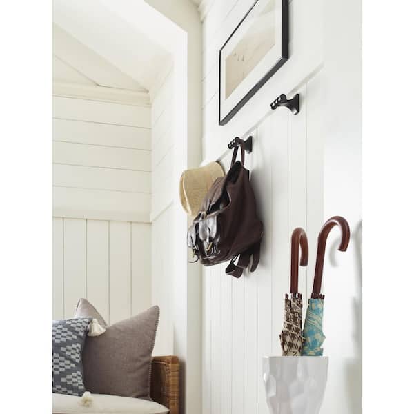 Davenport Double Robe Hook in Matte Black