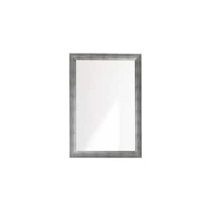 Swirled Historic Silver Wall Mirror 32 in. W x 46 in. H