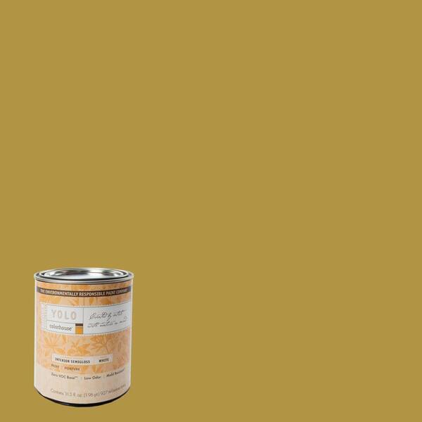 YOLO Colorhouse 1-Qt. Beeswax .06 Semi-Gloss Interior Paint-DISCONTINUED