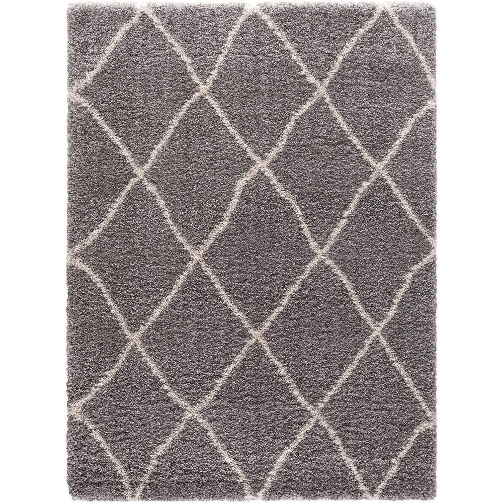 Ocean Shag Trellis Silver 3 ft. x 5 ft. Area Rug price history on PriceWatchPro