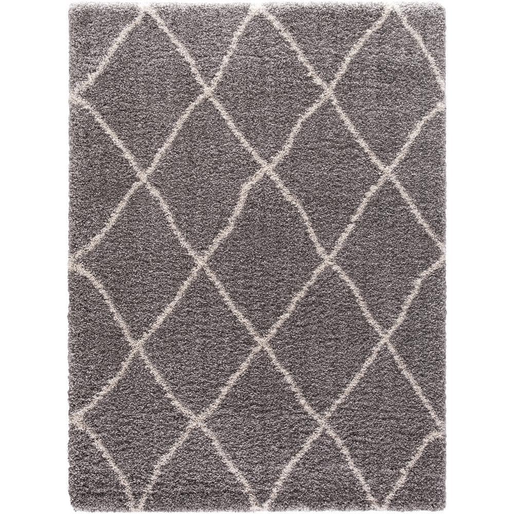 Ocean Shag Trellis Silver 8 ft. x 10 ft. Area Rug price history on PriceWatchPro