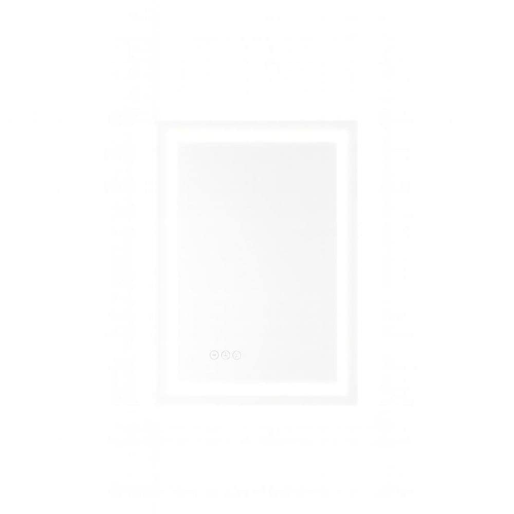 24 in. W x 36 in. H Rectangular Frameless LED Anti-Fog Dimmable Wall Bathroom Vanity Mirror in Silver price history on PriceWatchPro