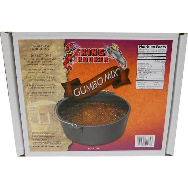 King Kooker 4 lbs. Party Size Gumbo Mix