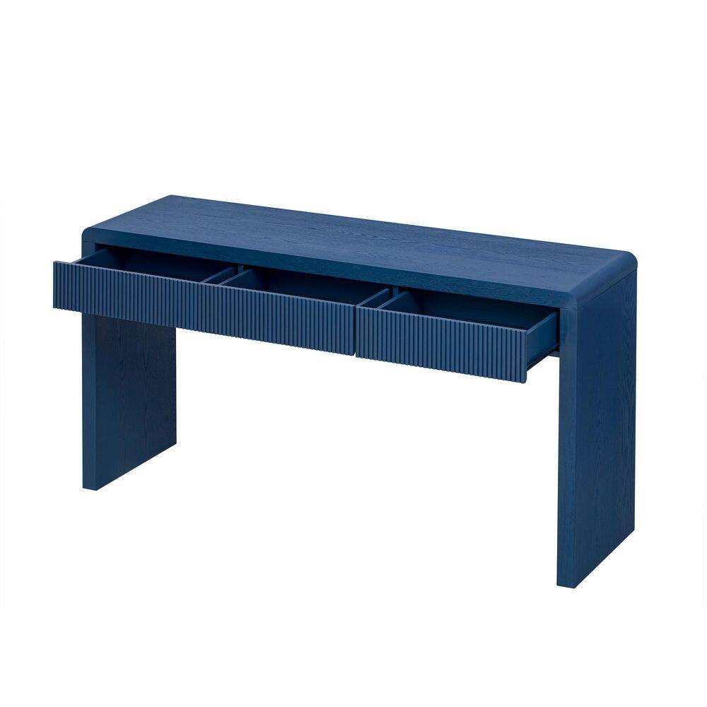 55.1 in. W x 15.8 in. D x 29.8 in. H Bathroom Navy Blue Linen Cabinet price history on PriceWatchPro