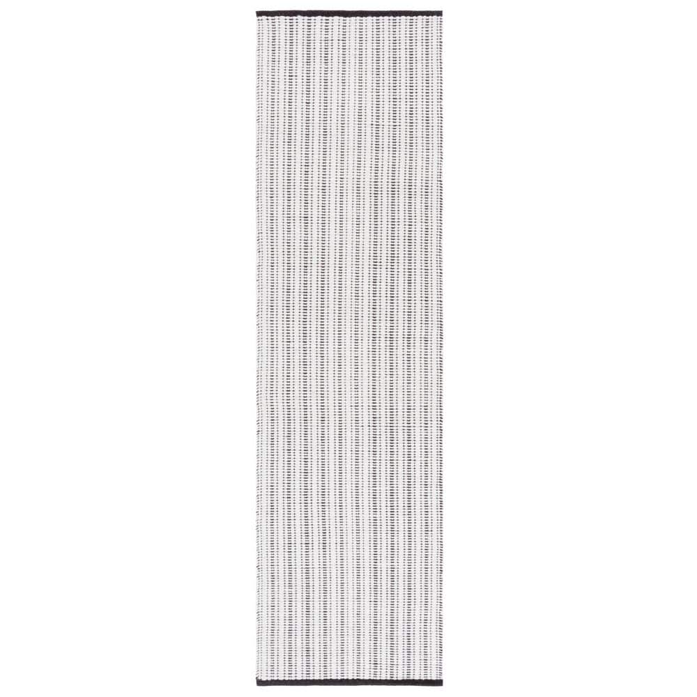 Vermont 2 ft. x 8 ft. Brown/Ivory Striped Modern Runner Rug price history on PriceWatchPro