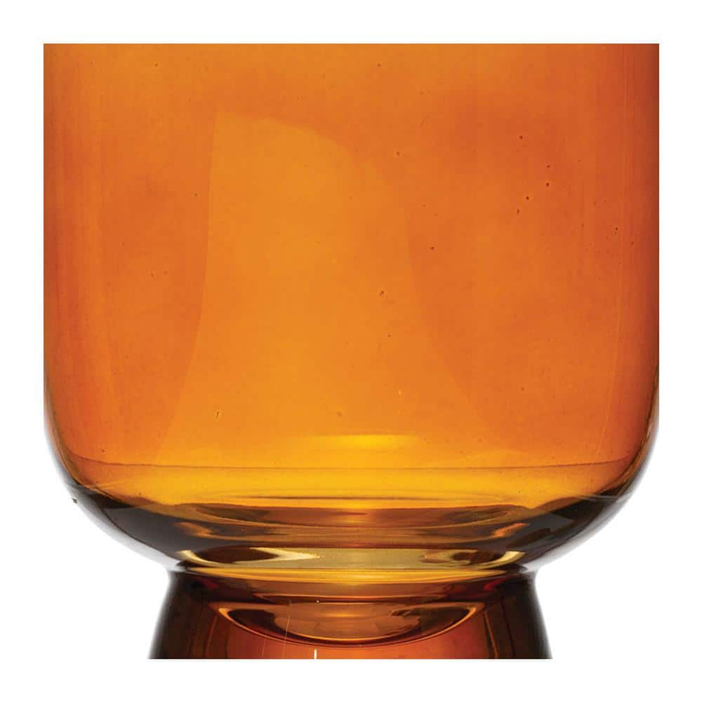 Creative Co-Op Multicolor Glass Water Tumblers, Set of 4