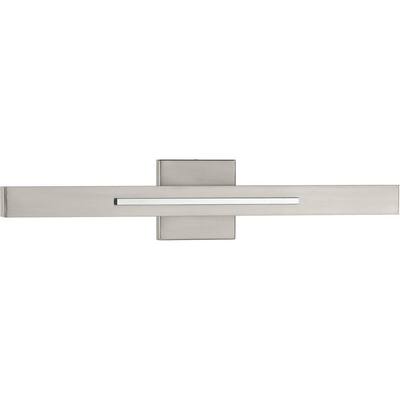 Progress Lighting Planck 16-Watt Brushed Nickel Integrated LED Sconce ...