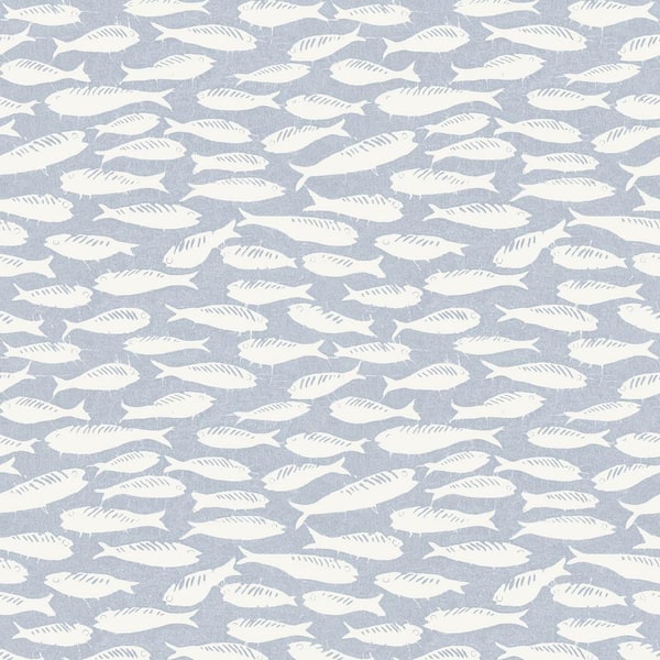 Chesapeake Nunkie Denim Sardine Wallpaper