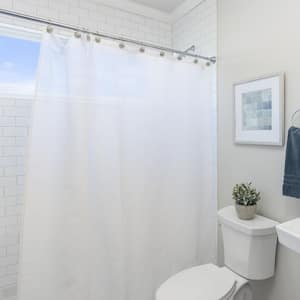 PEVA 72 in. x 72 in. Frosty Shower Curtain Liner