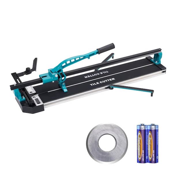 Manual Tile Cutter 48 in. Tile Cutter with Carbide Grit Blade and Replacement Blade Tungsten Cutting Wheel 0.6 in.