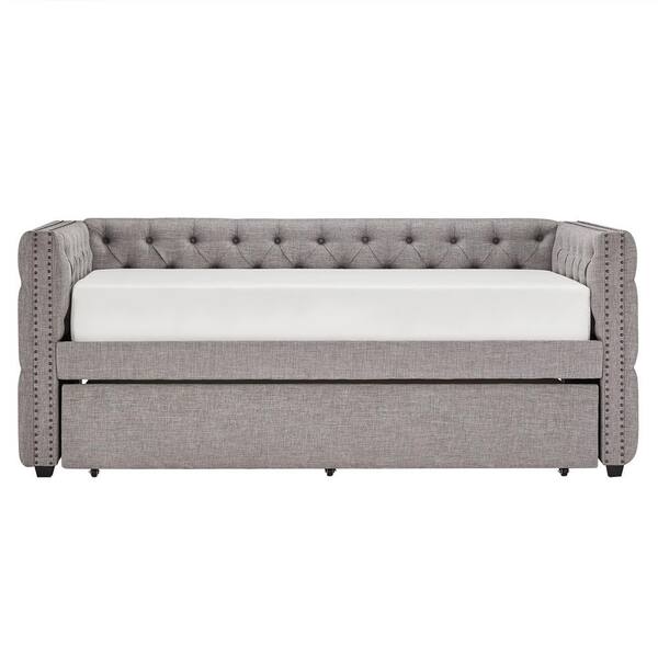 Homesullivan Lincoln Park Grey On, Monarch Hill Ambrosia Twin Daybed With Trundle Wayfair