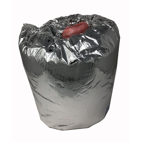 Master Flow 12 in. Dia x 5 ft. Length Ductwork Insulation Sleeve - R-8
