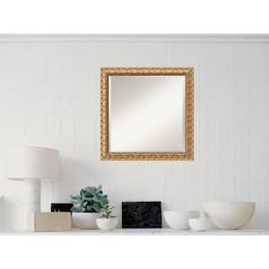 Medium Square Gold Casual Mirror (23.5 in. H x 23.5 in. W)