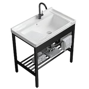 Laundry Sink, Freestanding Plastic Laundry Sink With Washboard Utility 1058232 Laundry Sink, Freestanding Plastic Laundry Sink With Washboard Utility 1058232