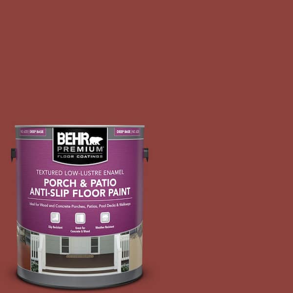 BEHR PREMIUM 1 gal. #PPU2-03 Allure Textured Low-Lustre Enamel Interior/Exterior Porch and Patio Anti-Slip Floor Paint