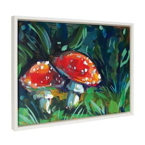 Soft Painted Mushroom Plant by Rachel Christopoulos, 1-Piece Framed Canvas Plants Art Print, 18 in. x 24 in.