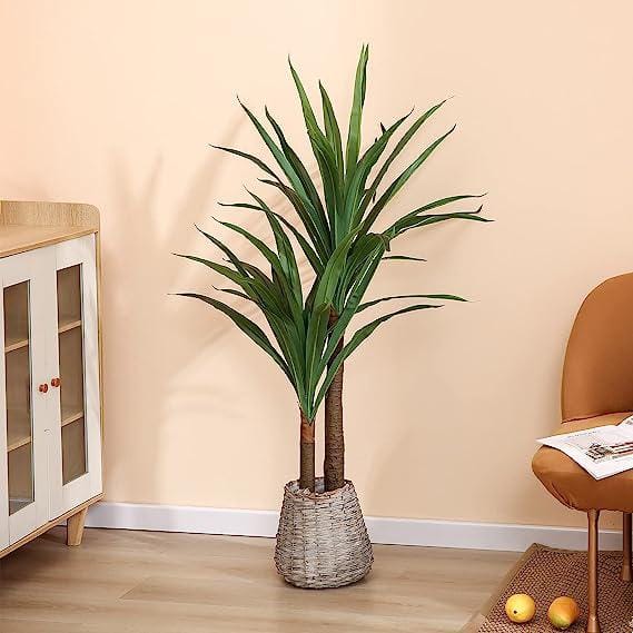 Patere 4 ft. Tall Artificial Plant Dracaena Indoor Tree
