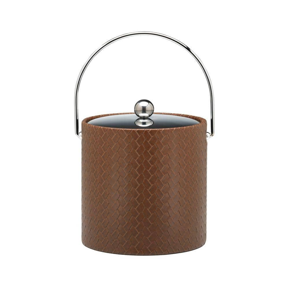 Kraftware San Remo Pinecone 3 Qt. Ice Bucket with Bale Handle, Metal ...