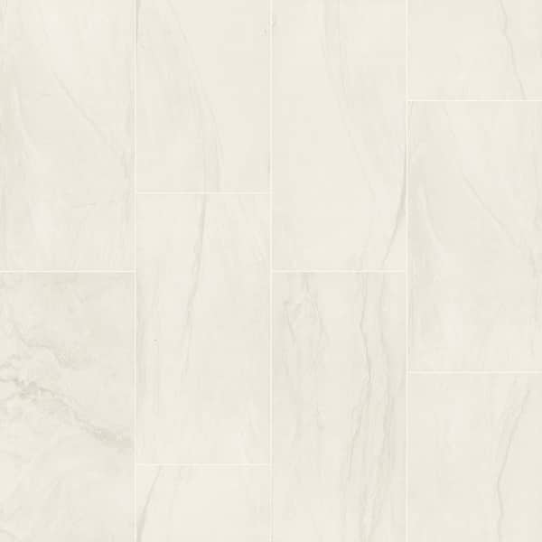 MSI Alexandra White 12 in. x 24 in. Matte Porcelain Marble Look
