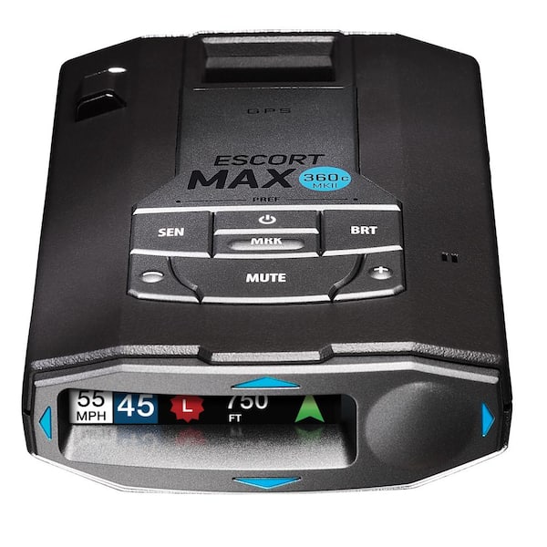 ESCORT® MAXcam 360c Combo Radar/Laser Detector and Dash Cam with GPS,  Bluetooth®, and Dual-Band Wi-Fi®
