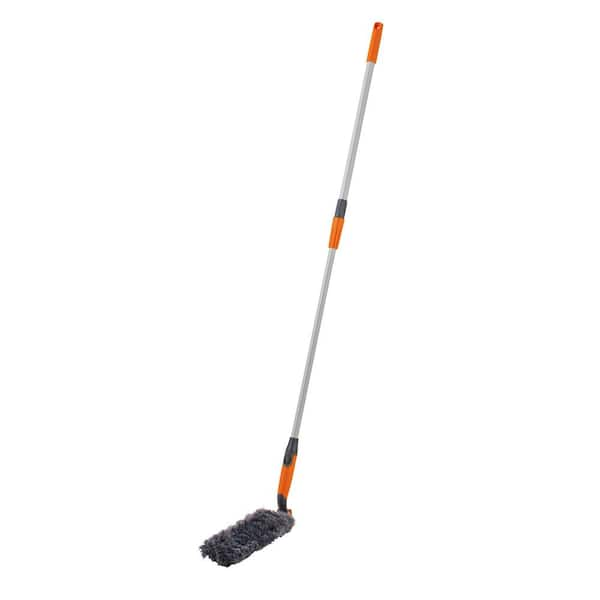 Flat Extendable Dust Duster Telescopic Long Handle Slit Cleaning