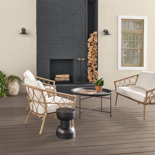 BEHR PREMIUM 1 qt. #BXC-49 Smokey Tan Solid Color Waterproofing