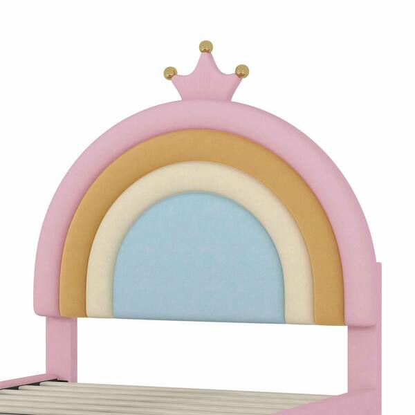 Dream Plants ٩(❛ᴗ❛)۶専用 URTR 42.7 in. W Espresso Wood Frame Twin Size Platform Bed